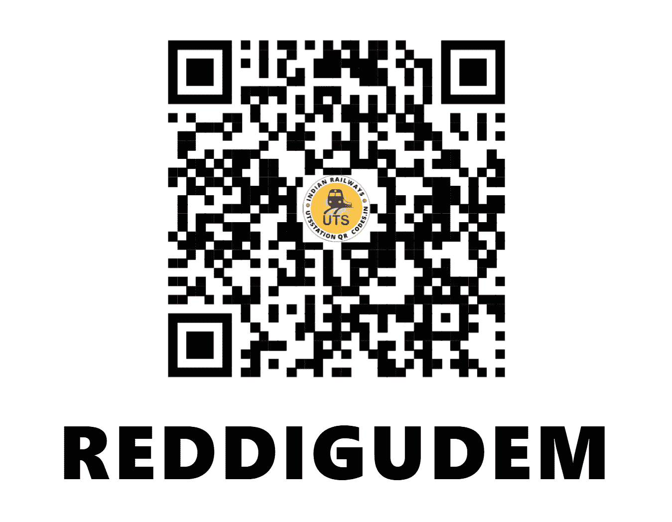UTS QR Code for REDDIGUDEM - REM (SC - ANDHRA PRADESH)